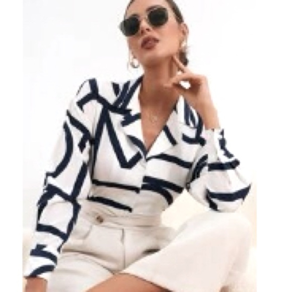SHEIN Button Down